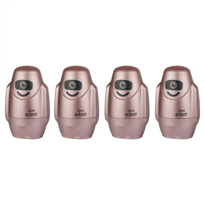 E-BOT SILGILI KALEMTIRAS METALIK ROZE 4LU SET