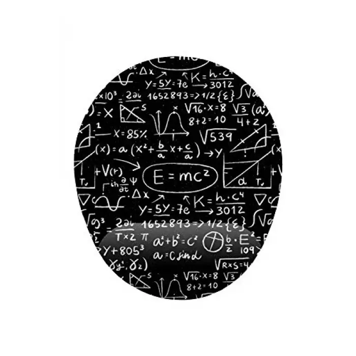 E=mc2 ve Formül Temalı, Bilek Destekli Mouse Pad