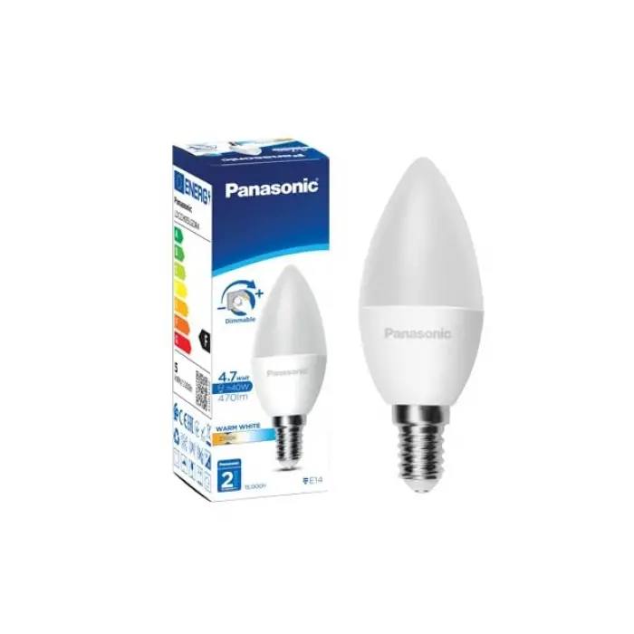 E14 dim edilebilir LED lamba, 4,7W, 470 lm, 2700K