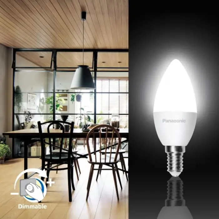 E14 dim edilebilir LED lamba, 4,7W, 470 lm, 2700K