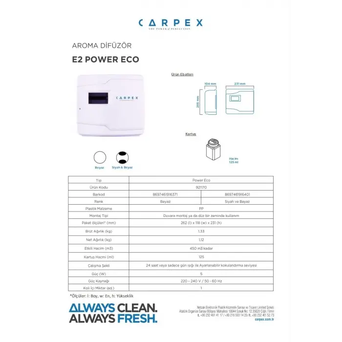 E2 Power Eco Koku Makinesi