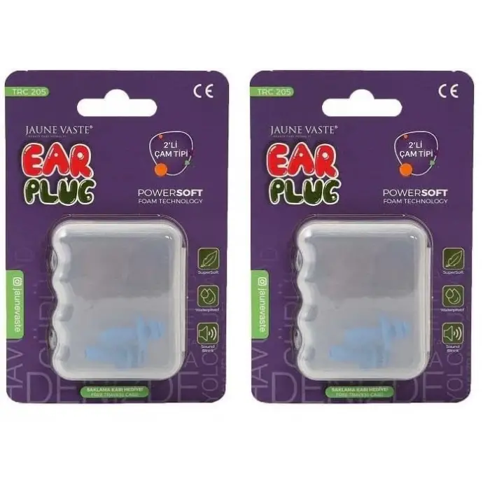Ear Plug 2li Çam Tipi 2li set