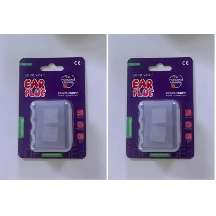 Ear Plug 2li Yumuşak Silikon 2li set