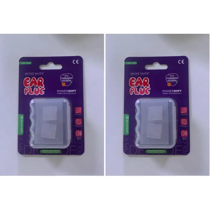 Ear Plug 2li Yumuşak Silikon 2li set