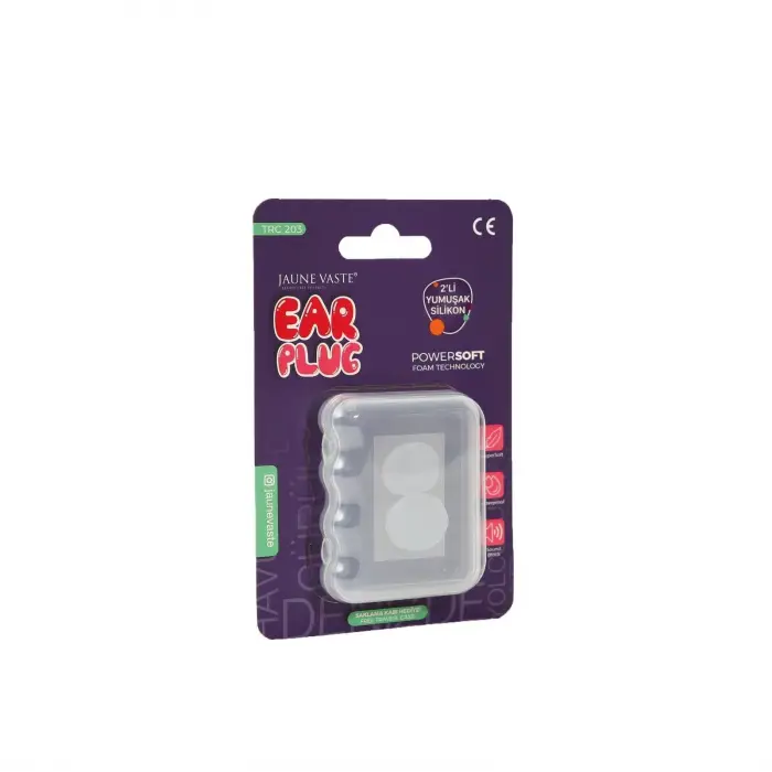 Ear Plug 2li Yumuşak Silikon 2li set