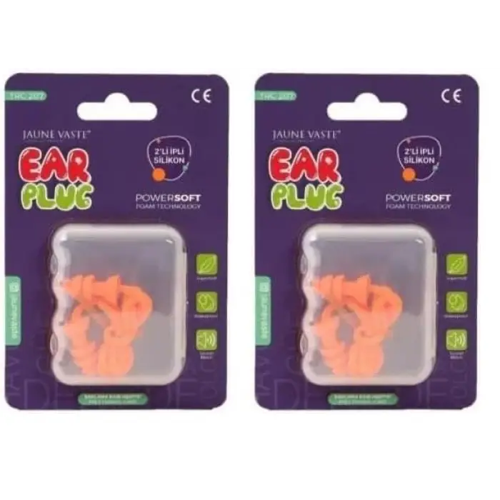Ear Plug 2’li İpli Silikon