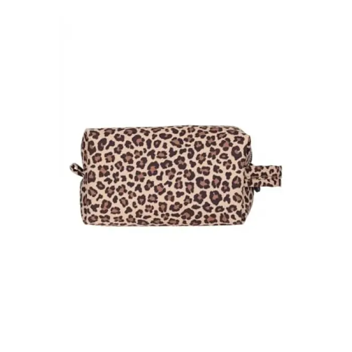 Earthy Leopard Seyahat/Makyaj Çantası