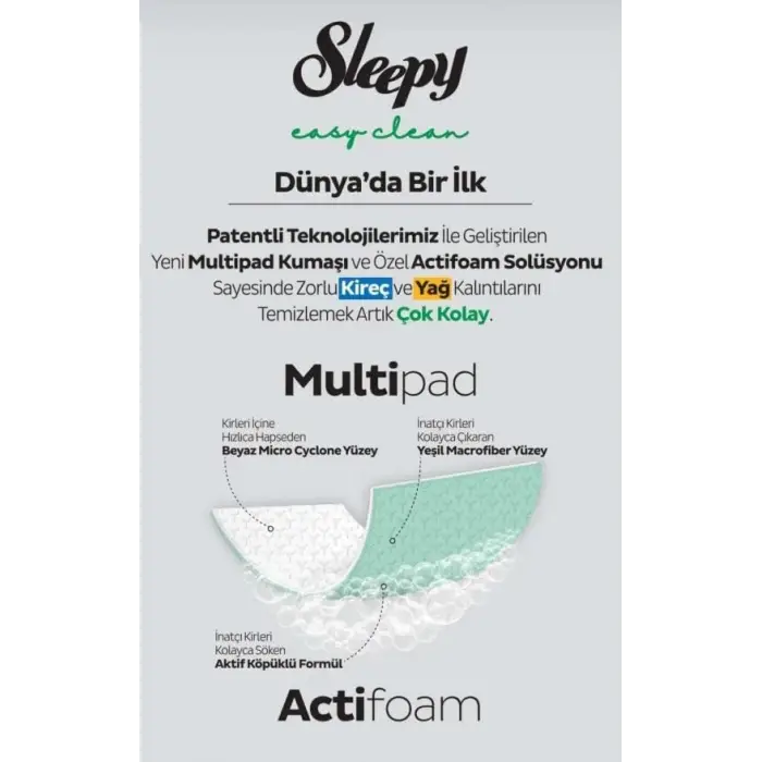 Easy Clean Kireç Söktürücü Havlu 30lu