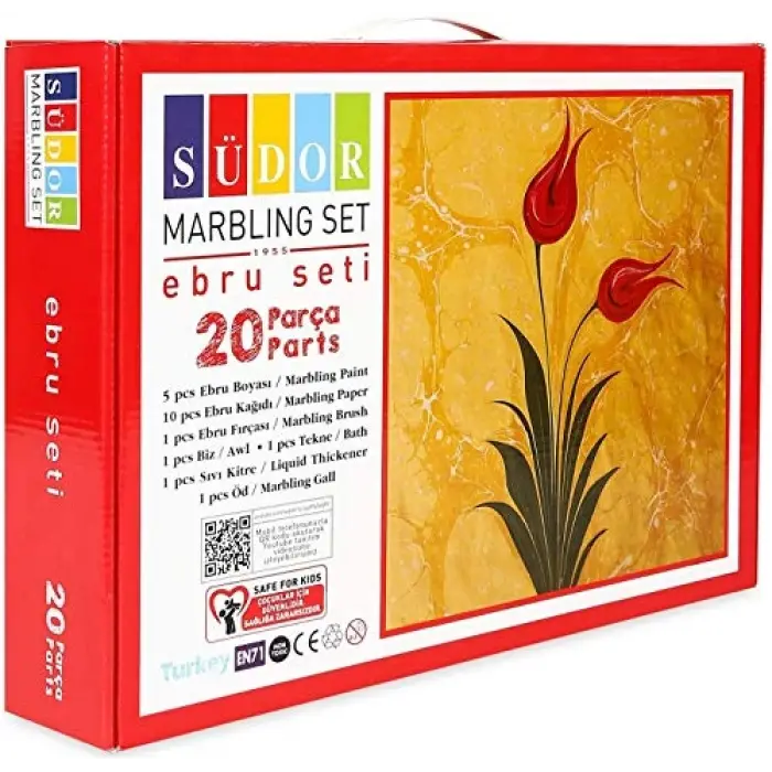 Ebru Boyası Seti, A4