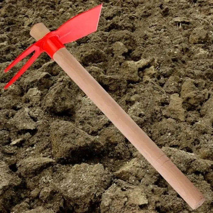 Ec002 Saplı Çatal Çapa Bahçe El Çapası 40 cm