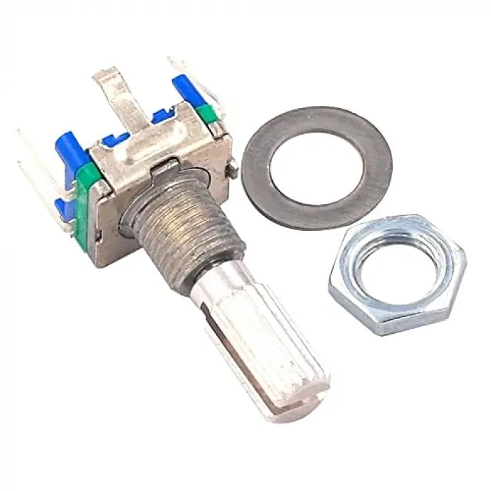 EC11 Rotary Encoder Butonlu 20 Adım 360 Derece 20 Pals Arduino