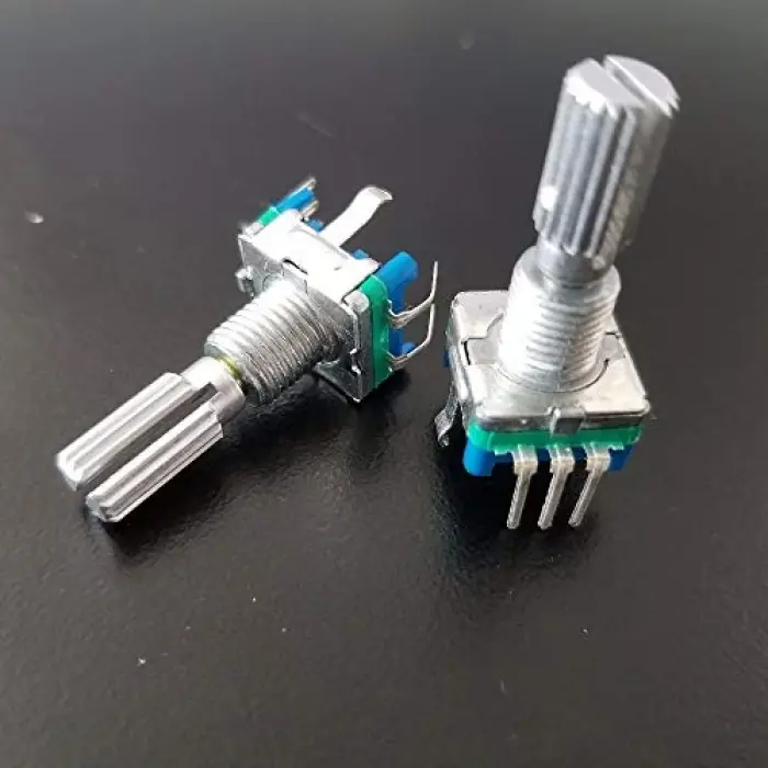 EC11 Rotary Encoder Butonlu 20 Adım 360 Derece 20 Pals Arduino