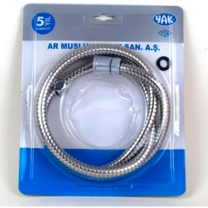 Eca Blisterli 150Cm Paslanmaz Duş Hortumu Fleks Spiral E.AAR10.019