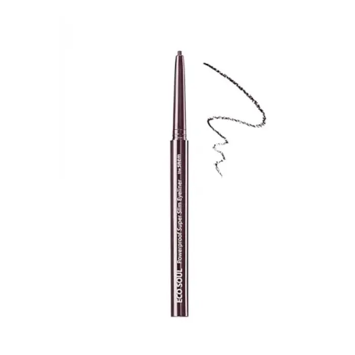 Eco Soul Powerproof Super Slim Eyeliner -Thrill Brown