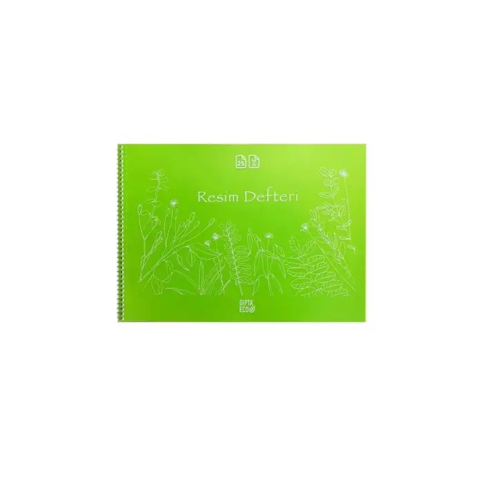 Eco Spiralli Resim Defteri 35x50 25 Yp.