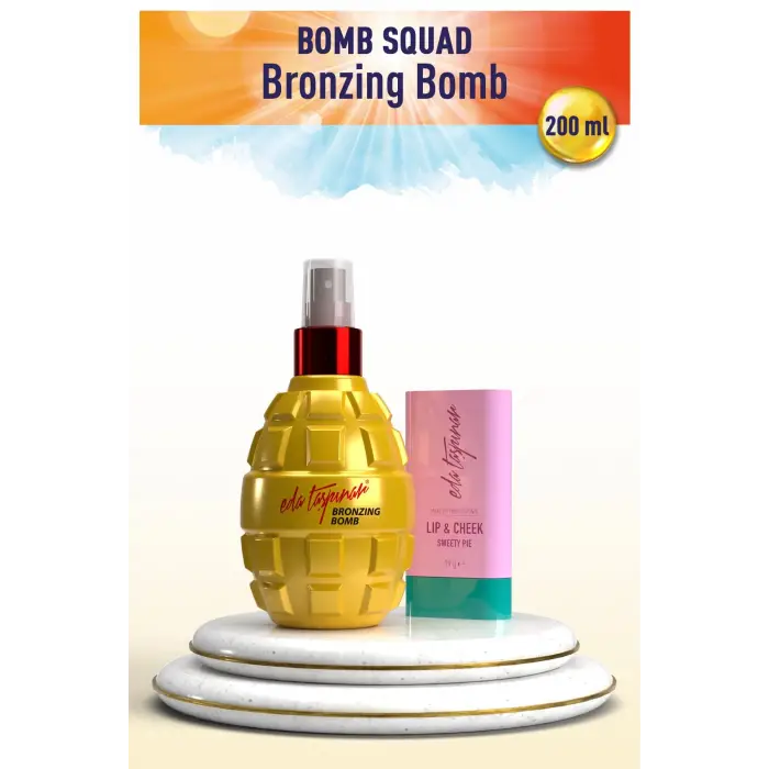 Eda Taşpıanr Bronzing Bomb SPF0 200 ml - Sweety Pie MakeUp Stick 2 pack