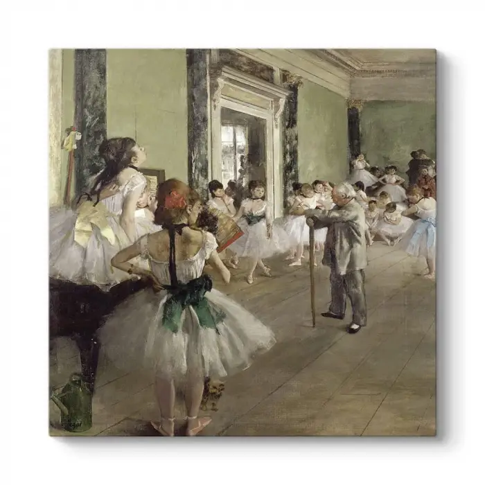 Edgar Degas, La Classe De Danse Tablosu 50 x 50