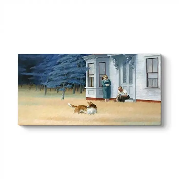 Edward Hopper Cape Cod Evening Duvar Tablosu, 160 x 80