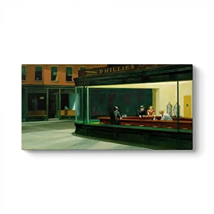 Edward Hopper, Le Tableau Tablosu 140 x 70