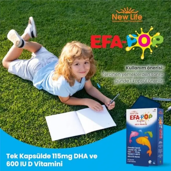Efa Pop takviyesi, 30 kapsül