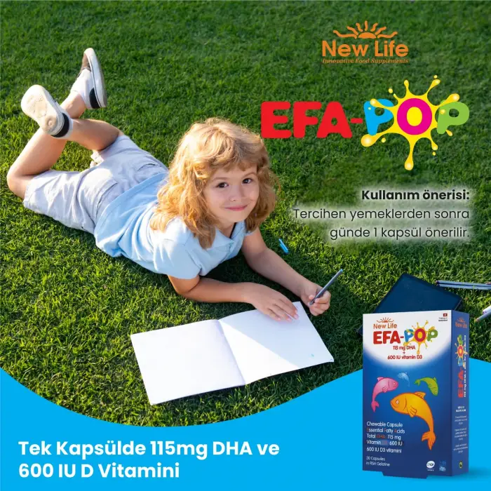 Efa Pop takviyesi, 30 kapsül
