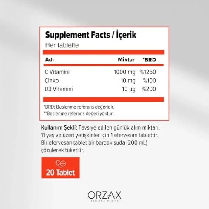 Efervit Defence 20 Efervesan Tablet