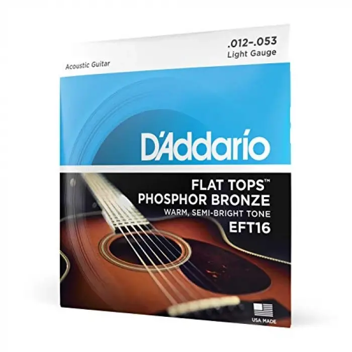 Eft16 Flat Tops Phosphor Bronze Akustik Gitar Tel Seti