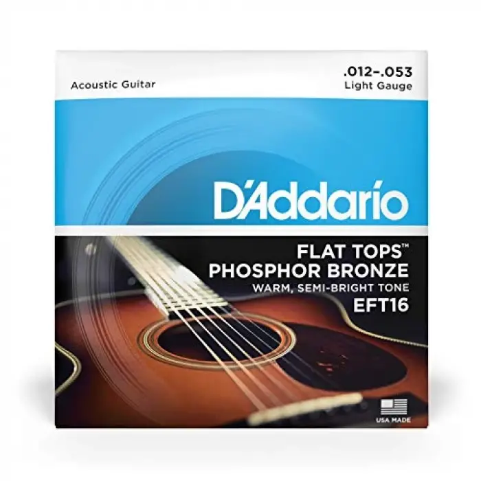 Eft16 Flat Tops Phosphor Bronze Akustik Gitar Tel Seti