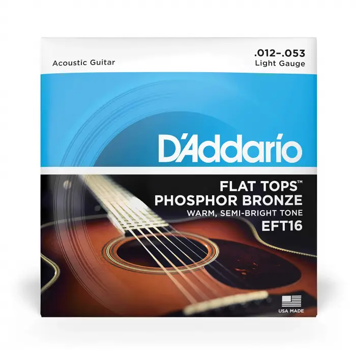 Eft16 Flat Tops Phosphor Bronze Akustik Gitar Tel Seti