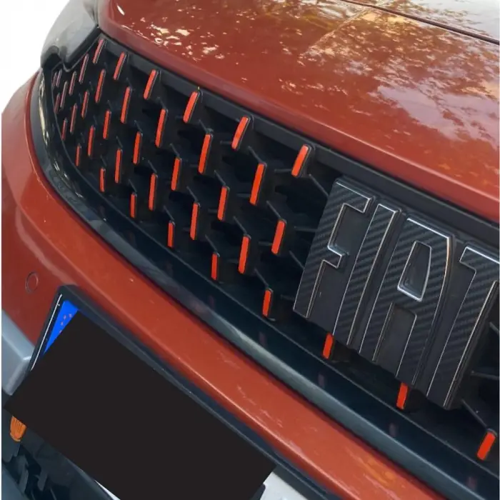 Egea Cross Ön Panjur Sticker Seti, Reflektif Turuncu Şablonlu