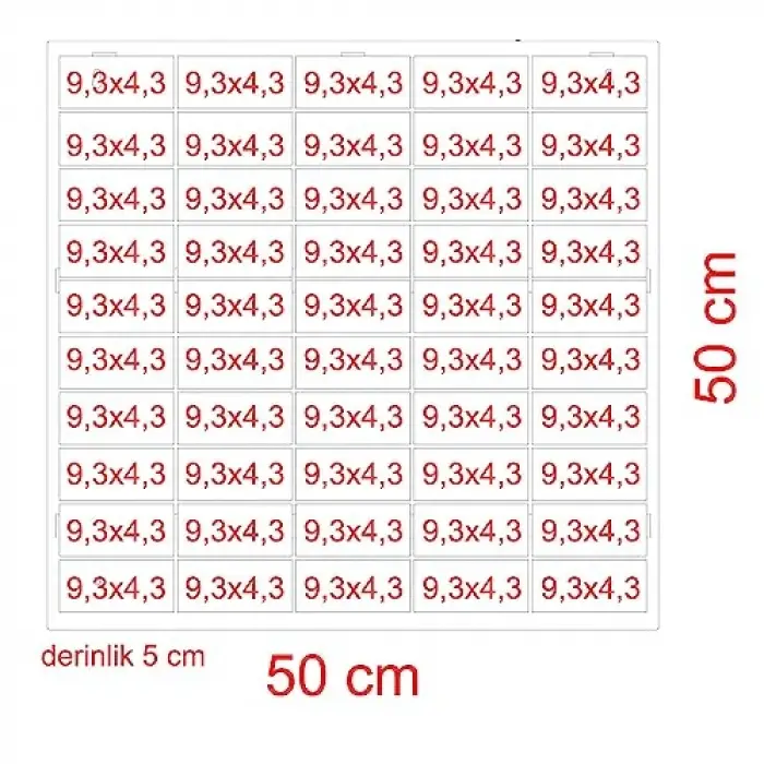 Eğimli 50 Araçlık Ceviz Hobi Araba Rafı