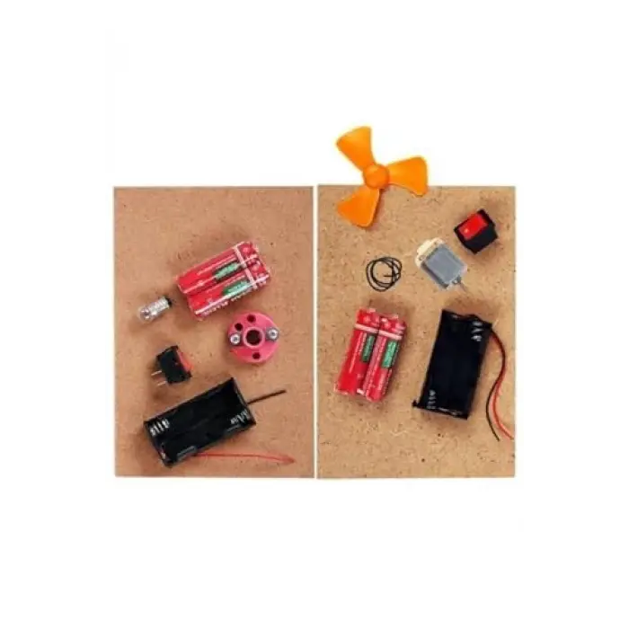 Eğitici, Motor ve Elektrik Devresi, Deney Seti, 2li Set, Eğitici Elektrik Devresi, Motor Devresi