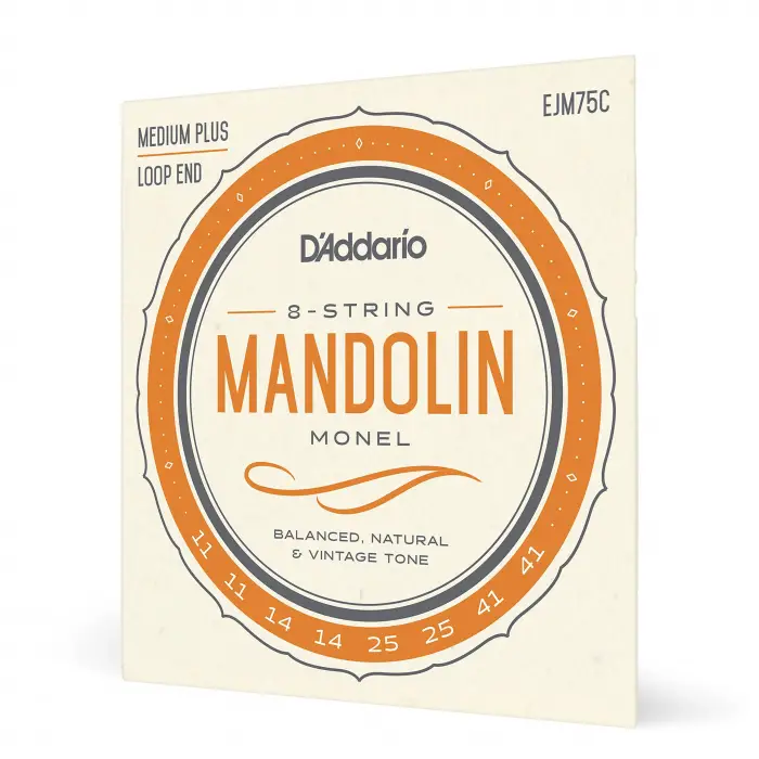 EJM75C Mandolin için Monel Telleri, Orta Gerilim, 11-41