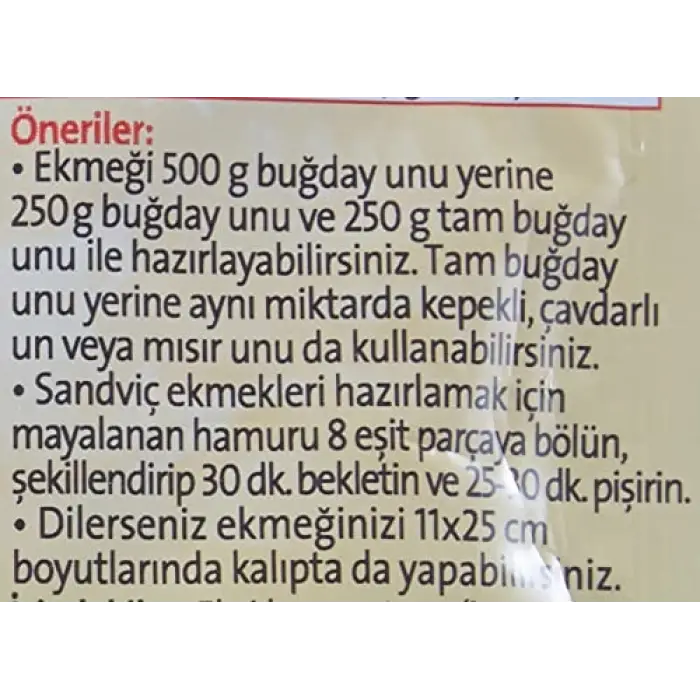 Ekşi Maya 35 g (4 paketi)