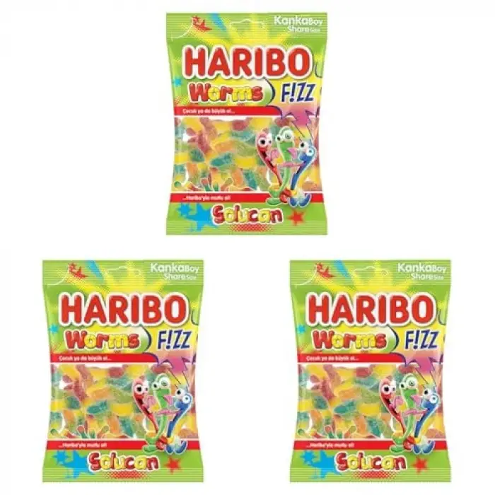 Ekşi solucan şekerleme, 70 g