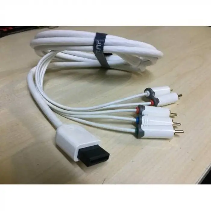 Ekstra Kaliteli 2 Metre Nintendo Wii Component Kablo 5 RCA