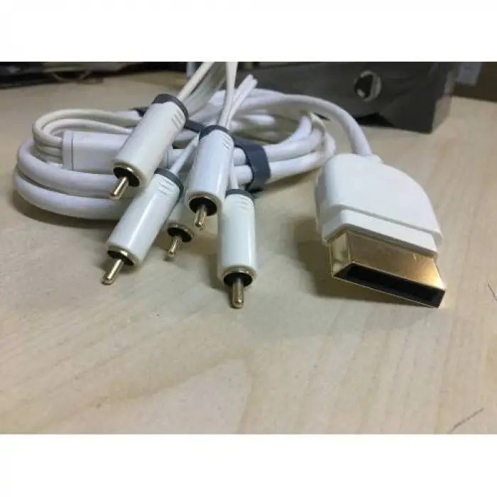 Ekstra Kaliteli 2 Metre XBOX 360 X BOX Component Kablo 5 RCA LALE