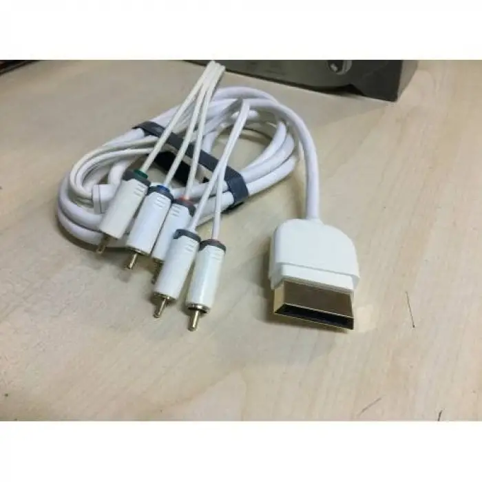 Ekstra Kaliteli 2 Metre XBOX 360 X BOX Component Kablo 5 RCA LALE