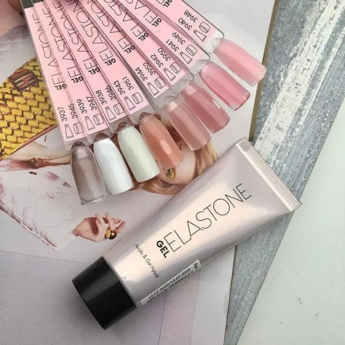 Elastone polygel protez tırnak jeli, 18 ml, renk 3943