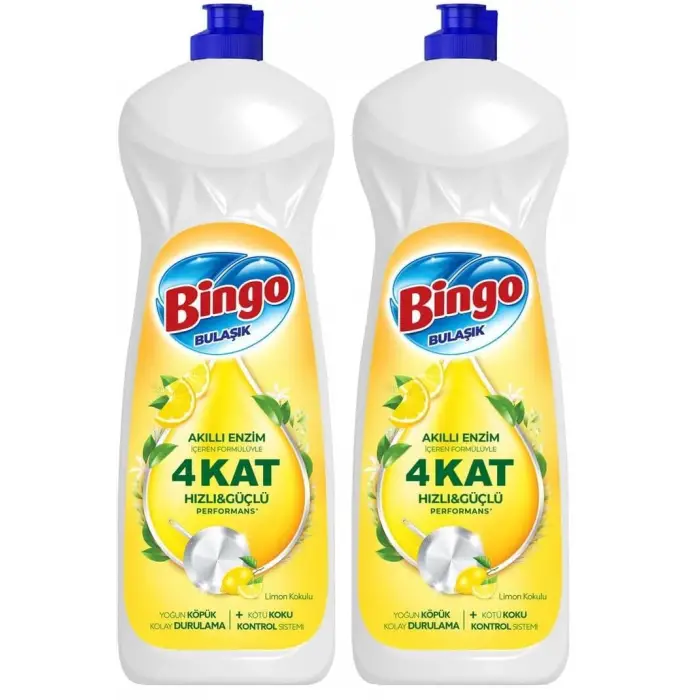 Elde Bulaşık Deterjanı Limon 650 ml (2 paketi)