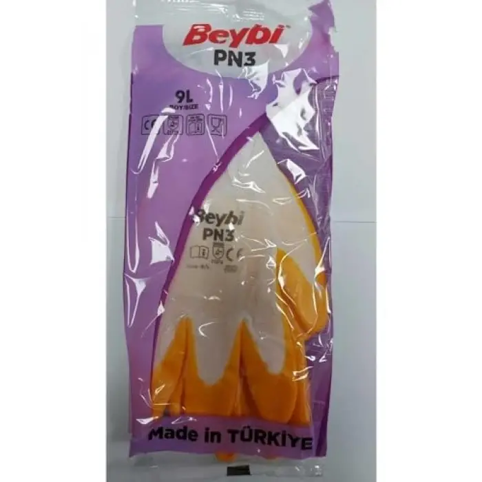 Eldiven, Pn3 Sarı Nitril Işçi Eldiveni Sarı