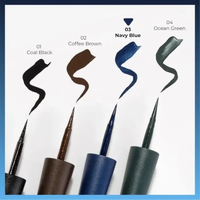 Elegant Matte Dipliner Waterproof Mavi, 03 Navy Blue