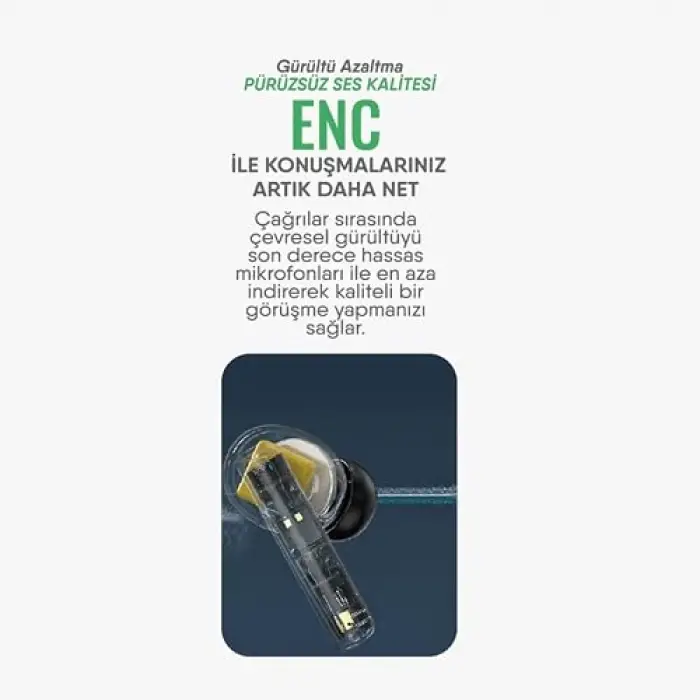 Elegant Pro Bluetooth Kulaklık, Enc Teknolojili