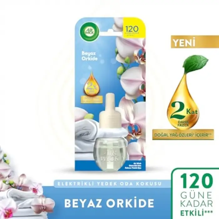 Elektrikli Yedek Beyaz Orkide