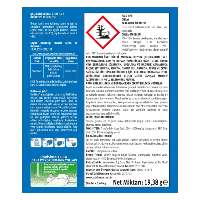 Elektromat 30 Tablet