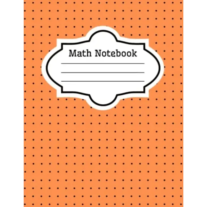 Elementary Grid Paper 1 cm Graph Paper: 1 cm graph paper: Orange Cover