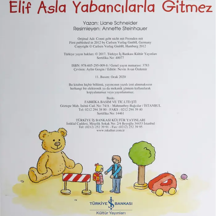 Elif’in Yabancılarla Gitmediği İlk Okuma Kitabı