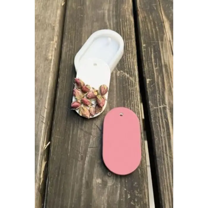Elips Koku Tableti Silikon Mum Kalıbı