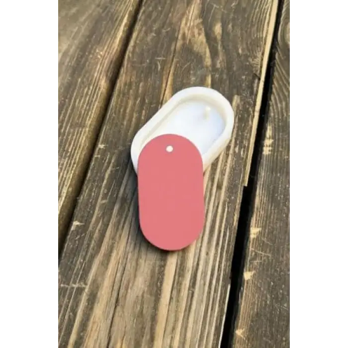Elips Koku Tableti Silikon Mum Kalıbı