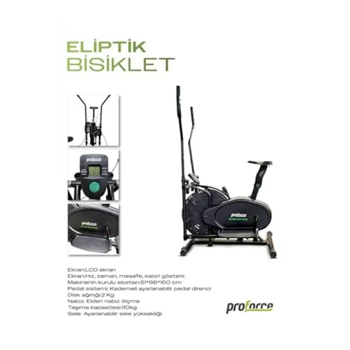 Eliptik Bisiklet Blackway